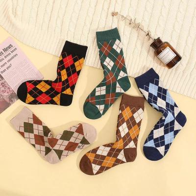 China Fashion Autumn And Winter British Style QUICK DRY wholesale tube bangs Lingge college wind compression stockings for sale