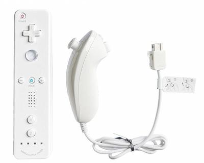 China Gamepad 2 in 1 Gamepad Wireless Remote Controller For Nintend Wii Nunchuck For Wii Remote Controller Joypad Motion Plus Optional for sale