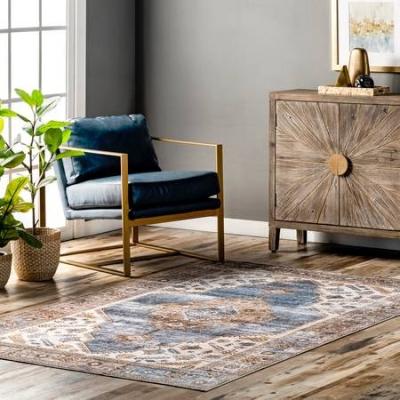 China Vintage Washable Washable Persian Living Room Carpet Flooring Machine New Turkish Foldable Rug for sale