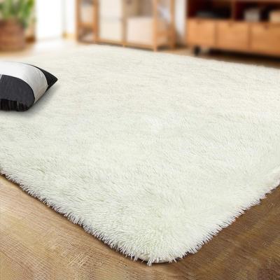 China Ultra Soft Indoor Modern Shaggy Area Rugs Living Room Washable Non-Slip Tie-Dye Fluffy Shaggy Rug Blanket for sale