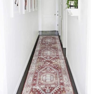 China Non-slip Custom Printed PVC Carpet Living Room Velvet Hallway Runner Blankets And Rugs Online for sale