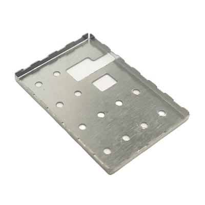 China Custom Stainless Steel Metal Stamping Mount Tinplate EMI RF 5G Wifi GPS Shield Cover For PCB Circuit Board for sale