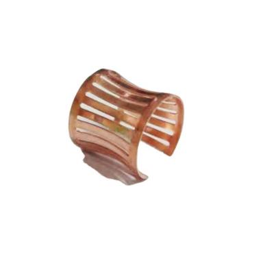 China Connector copper banana contact beryllium lantern crown spring Mrd cube ECU copper bronze terminal terminal for sale