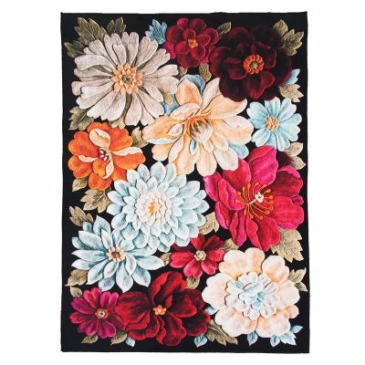 China 3D HD Printing Low Pile Flower Anti Slip Murals Anti Slip Waterproof Flooring Cover for sale