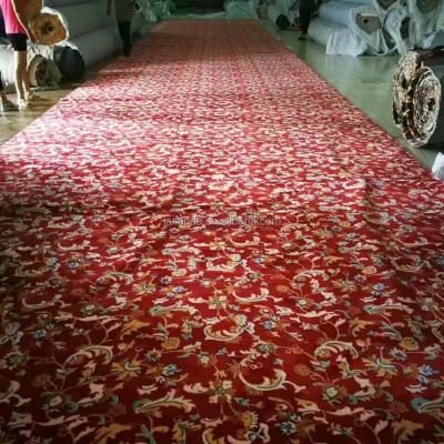 China Skid Pattern Soft Mink Roll Resistance Printed Wall To Wall Carpet for sale