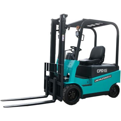 China Linde Forklift Full Electric Pallet With Four Big Tyres for sale