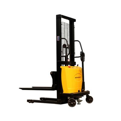 China Semi 1.5ton Semi Electric Pallet Stacker Lifter Fork Lift for sale