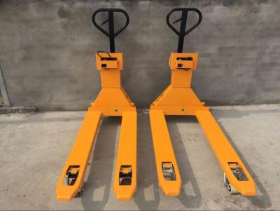 中国 Hydraulic Hand Pallet Truck With Weigh Scale Price 販売のため