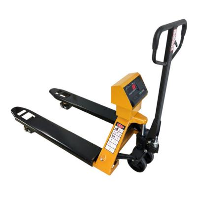 Китай Hydraulic hand Manual Pallet Jack scale weighing truck scales продается