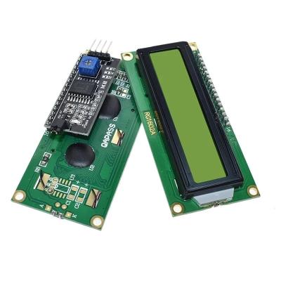 China EQV LCD1602 LCD Module Blue Screen 16x2 Character LCD 1602 Display PCF8574T PCF8574 IIC I2C Interface 5V 16x2 for sale