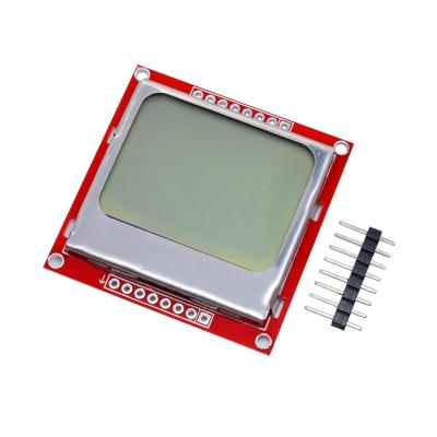 China EQV White LCD Module Display Screen Backlight Adapter PCB 84*48 LCD 5110 Screen Module 84*48 for sale