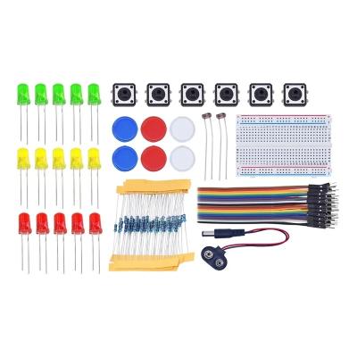 China - Spot starter kit includes Dupont wires, resistors, breadboards, and electronic component kit for the maker and students for sale