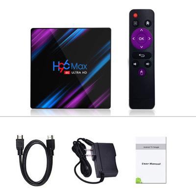 China With wifi 10.0 Max Cheapest LED Display H96 Dual BOX Android TV With BT Max H96 R3318 2g16g 4g32g 4g64g led dipaly set top box for sale