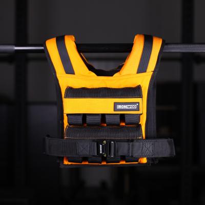 China High Quality Cordura Vest 16kg 20kg Adjustable Weight Vest Cordura Fuctional Training Weight Vest For Cross Training for sale