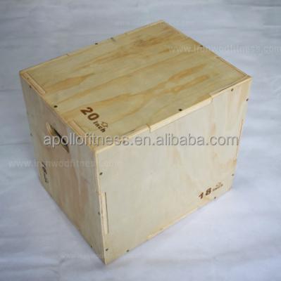 China Wooden adjustable plyometric box for sale