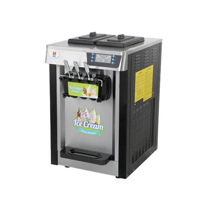 China Snack Factory Cheap Price Mini Electric Ice Cream Making Machine Easy Operate Ice Cream Makers for sale