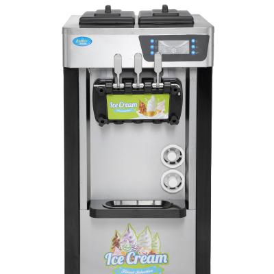 China Snack Factory Hot Selling Commercial Mobile Ice Cream Machine Easy Operate Fruit Ice Cream Making Machine for sale