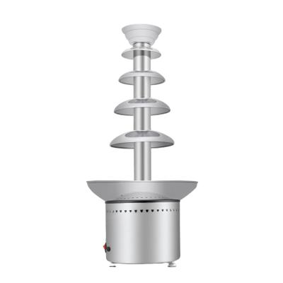 China 5 Tier Outdoor Commercial Electric Chocolate Fountain Machine Cheese Fountain Machine for sale