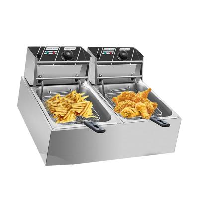 China Hotels Wholesale M&KFC Commercial Electric Deep Fryer For Chicken Popcorn Chicken French Fries for sale