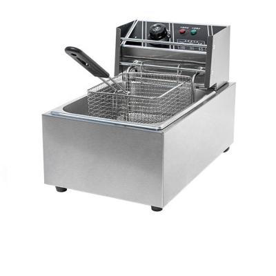 China Home Commercial Chicken Chips Fryer Stainless Steel Equipment Kitchen Use Electric Deep Fryer for sale