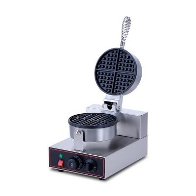 China Commercial High Quality Single Pan Waffle Head 1 Head 1 Lattice Scones Waffle Maker Muffin Maker Commercial Pancake Machine for sale