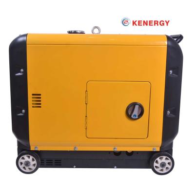 Chine Générateur de fréquence variable diesel silencieux du générateur 4500W AVR pour l'usage de ménage de lumière de fan de climatiseur de réfrigérateur à vendre