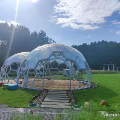 China High Self-cleaning Customhouse Galvanized Round Tube ETFE Fabric Membrane Structure Roof for sale