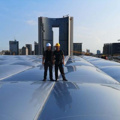 China Self-cleaning Clear Film ETFE Structure Covering High Tensile Membrane Building Architectural Roof Structure for sale