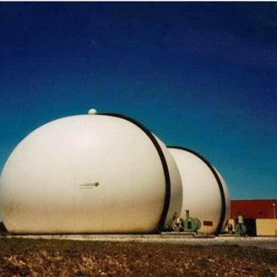 China Self-cleaning PTFE Membrane Structure High Biogas Sheets For Anaerobic Digester for sale