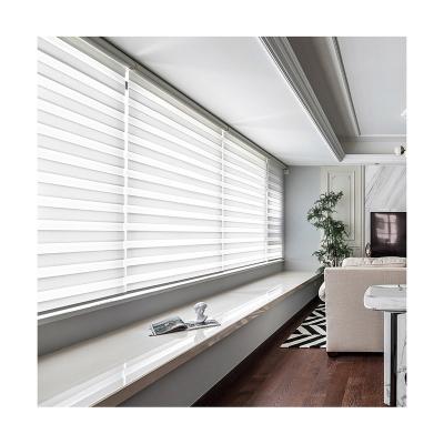 China Durable High Quality Minimalist Bead Rope Arch Patio Door Blackout Roll Up Zebra Blinds for sale