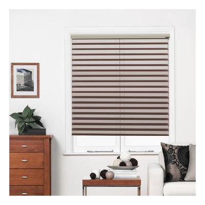 China Minimalist Customized Polyester Fabric Translucent Roller Blinds Blackout Blinds Shangri-La Blinds for sale