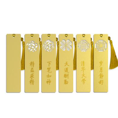 China China Factory Wholesale Processing Customized Chinese Style Metal Bookmark Bookmark For Book for sale