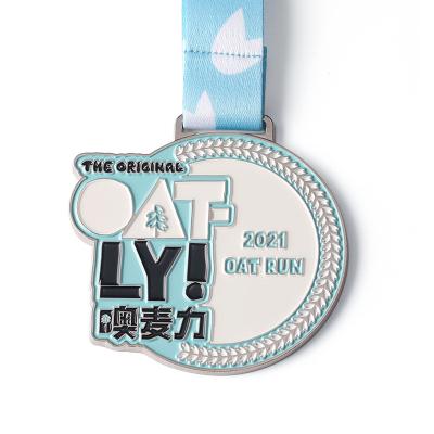 China Wholesale Custom Zinc Alloy Marathon Medal Metal Factory Europe Medal Running Sport Medal Award for sale