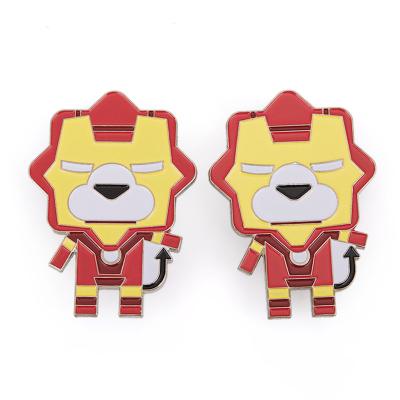 China Europe factory wholesale customized custom cartoon cute badge badge metal zinc alloy badge for sale