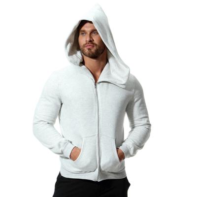 China Best Selling Autumn Men's Custom Hoodie Long Sleeve Sweatshirt Hoodie White Pullover Zipper Viable for sale