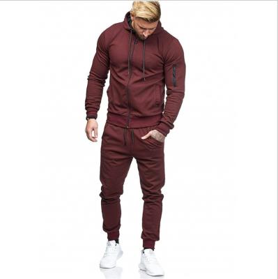 China High Quality Breathable Tracksuit For Men Zipper Fit Wholesale Sportswear Tracksuit Set for sale