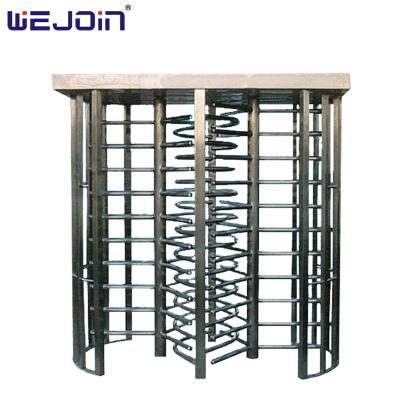 China Durable Mechanical Access Control Full Height Revolve Electronic Turnstile Barrier Gate for sale