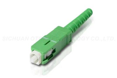 China Certificação Singlemode do GV da cor verde do conector da fibra ótica do SC/APC à venda