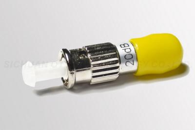 China ST Connector Fiber Optic Attenuator Wide Attenuation Range Low PDL for sale