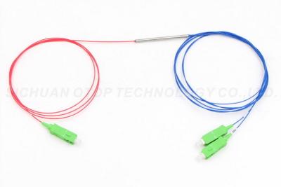 Cina Wdm d'acciaio della metropolitana di FTTX nello Sc delle comunicazioni ottiche 1x2/APC Telcordia GR-1209 in vendita