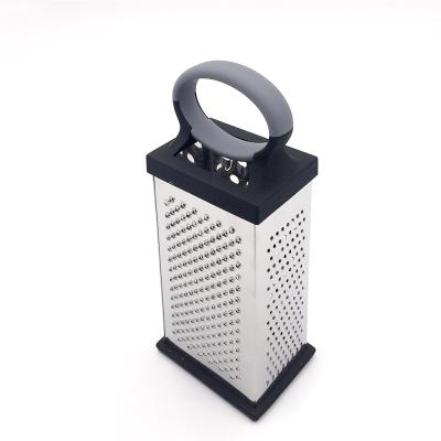 China Viable Kitchen Accessories Multifunctional 4-in-1 4 Sided Peeler Custom Stainless Steel Grater Cheese Grater for sale