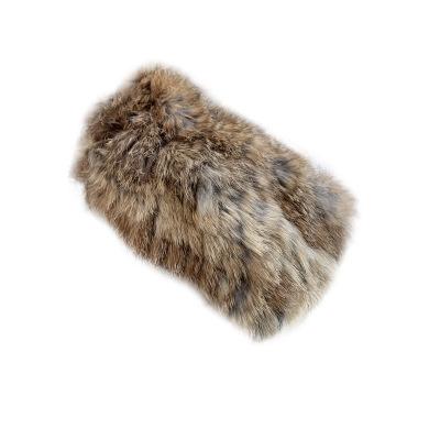 China 2020 Fashion Real Rabbit Hair Band Warm Vintage Autumn Winter Wide Brim Fur Headband For Women for sale