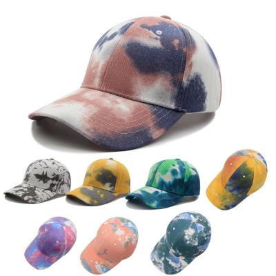 China Wholesale 2021 COMMON Custom Adjustable Unique Printed Sport Ponytail Fancy Baseball Cap Mesh Women Fancy Baseball Cap Newest Unisex for sale