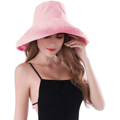 China Dobby Womens Wide Brim Sun Hat With Foldable UPF 50+ *fisherman Hat for sale