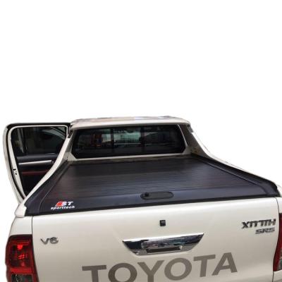 China Locking Chinese Manufacture Tonneau Cover Waterproof Hard Aluminum Bedspread For Toyota Hilux/Revo/Rocco Rogue/Adventure/Vigo 2017-2021 for sale