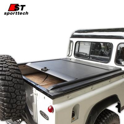 China Locking 4x4 Pickup Roller Shutter Cover Aluminum Alloy Tough Hard Retractable Tonneau Covers For Toyota Land Cruiser 79 for sale