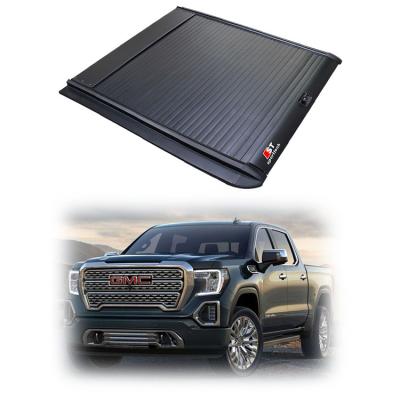 China Locking Exterior Accessories Wholesale OEM/ODM Retractable Truck Cover Pickup Tonneau Cover For GMC Sierra Canyon/Topkick for sale