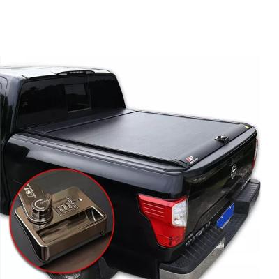 China Factory direct sales exclusive Tonneau retractable cover hard bed cover lock with password lock for Nissan TITAN for sale