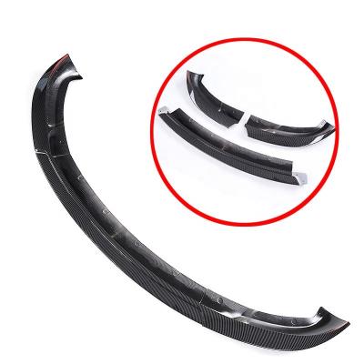 China Egmented Front Lip Bumper Carbon Fiber Front Lip egmented front lip spoiler for Tesla Model 3 for sale