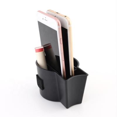 China Fashion Car Water Cup Holder Box Suitable For Tesla Model 3 X Card Slot Holder Card Storage Accessories for sale